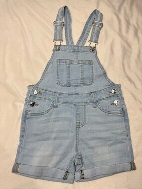 Vigoss Light Blue Denim Short Overalls for Kids